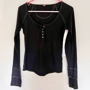 Free people black shirt